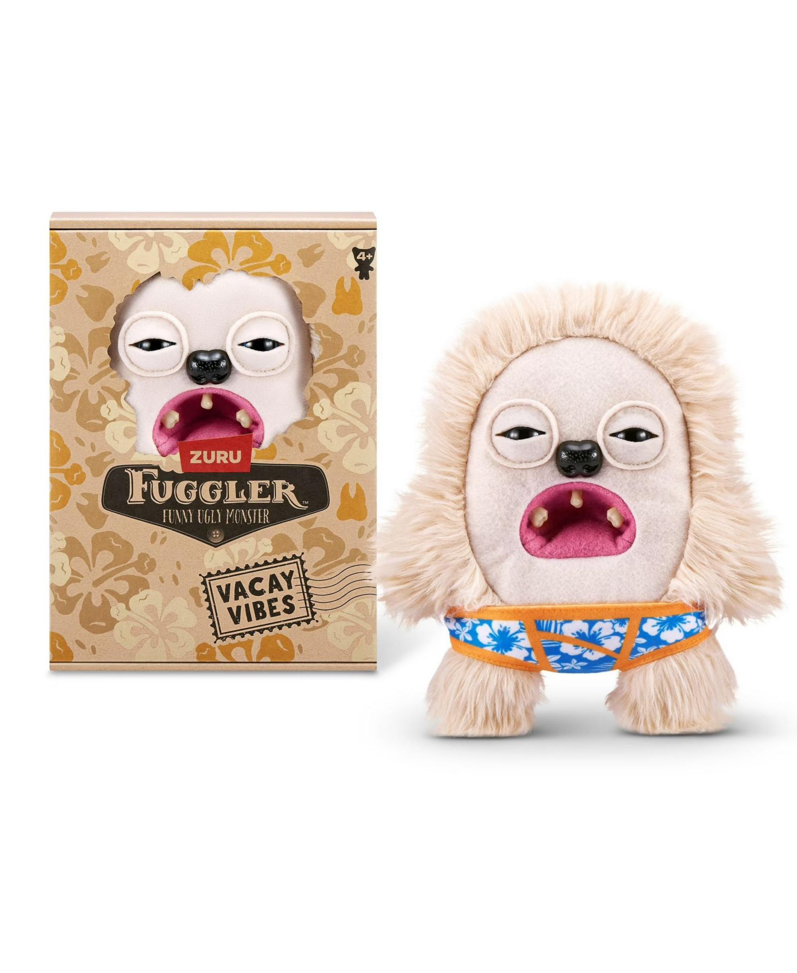 Мягкая игрушка Fuggler Vacay Vibes Funny Ugly Hedge Grog 9"