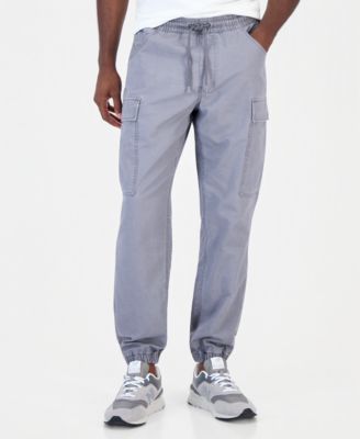 Sun + Stone Men's Tomas Linen Blend Cargo Jogger Regular-Fit Pants, Macy's Exclusive