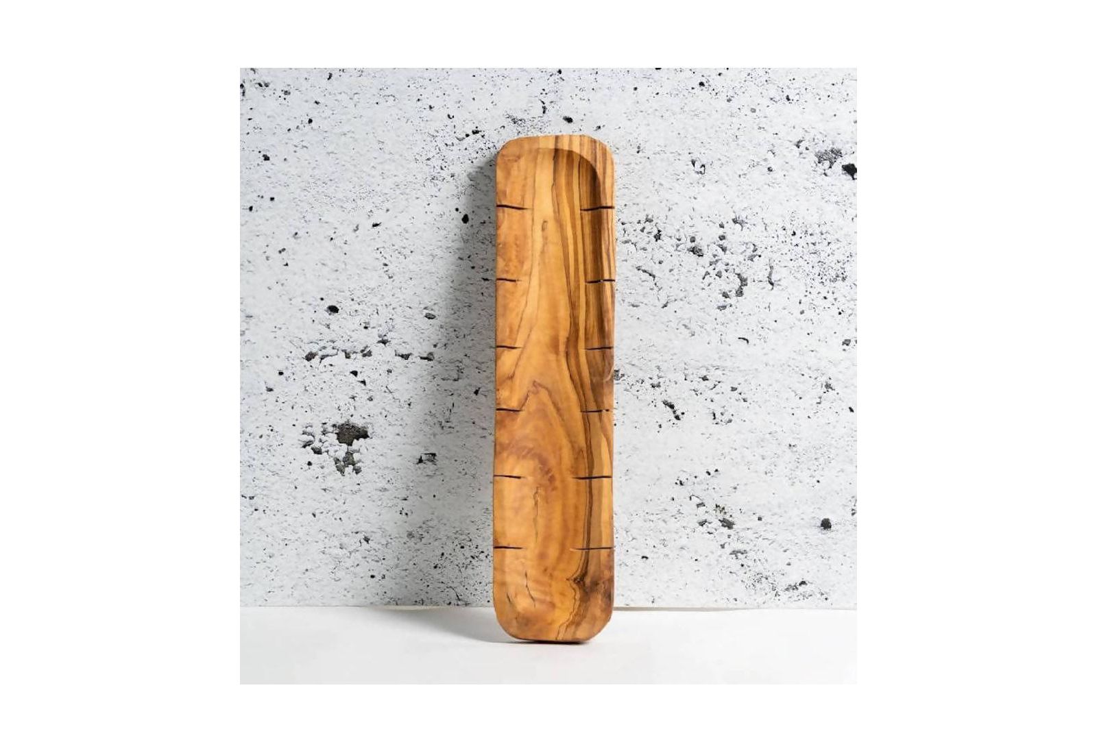 Gharyan Stoneware, Olive Wood Bread Slicing Board