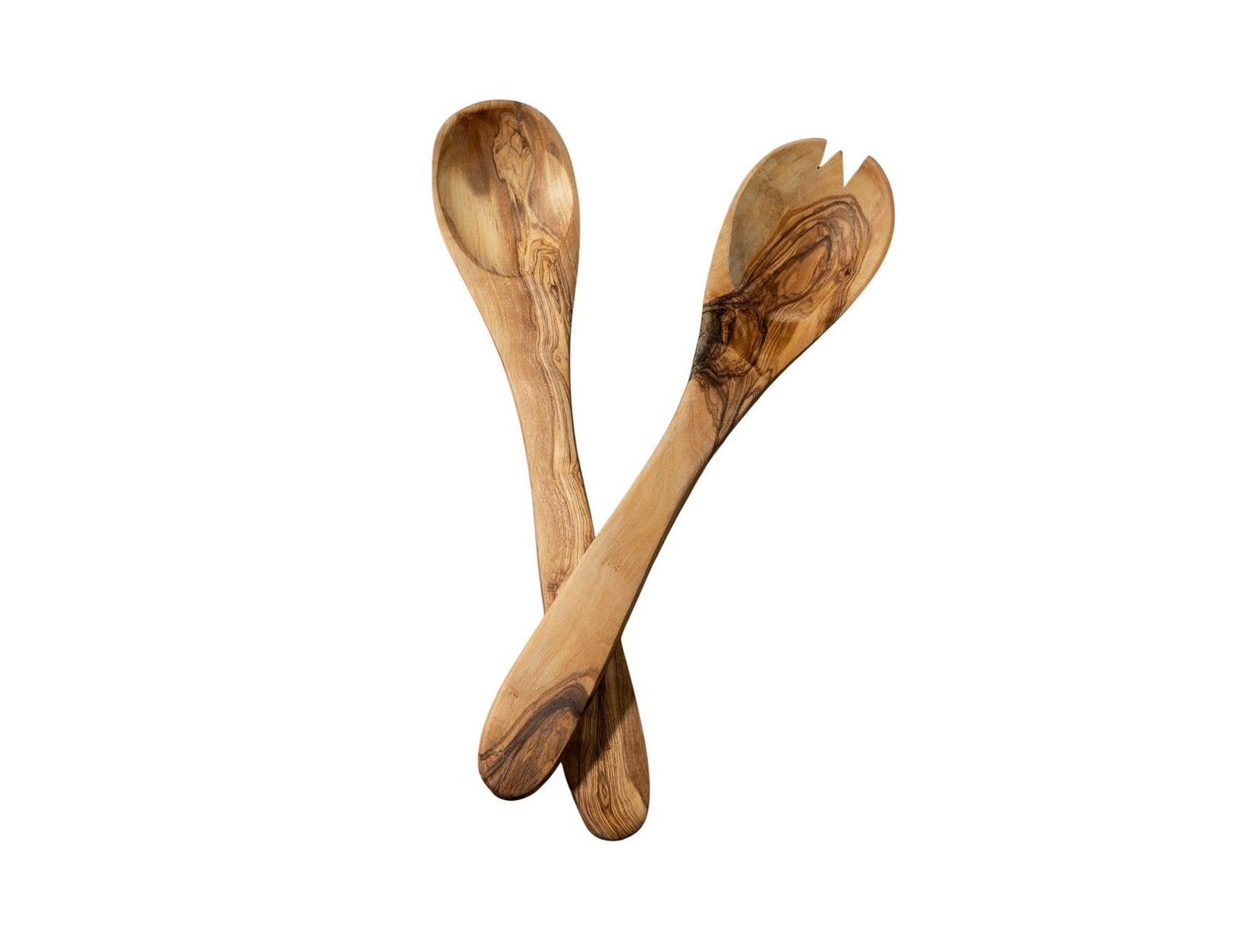 Gharyan Stoneware, Olive Wood Utensils Set