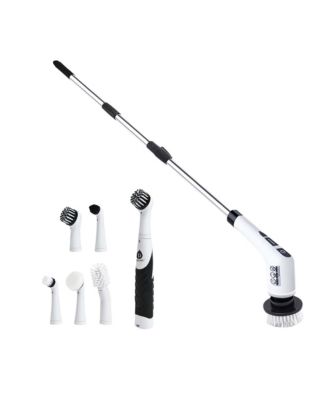 PURSONIC Cordless Cleaning Power Bundle - Includes Rechargeable Power Scrubber Brush with 7 Heads  Cordless Scrubber Cleaning Brush with 5 Heads