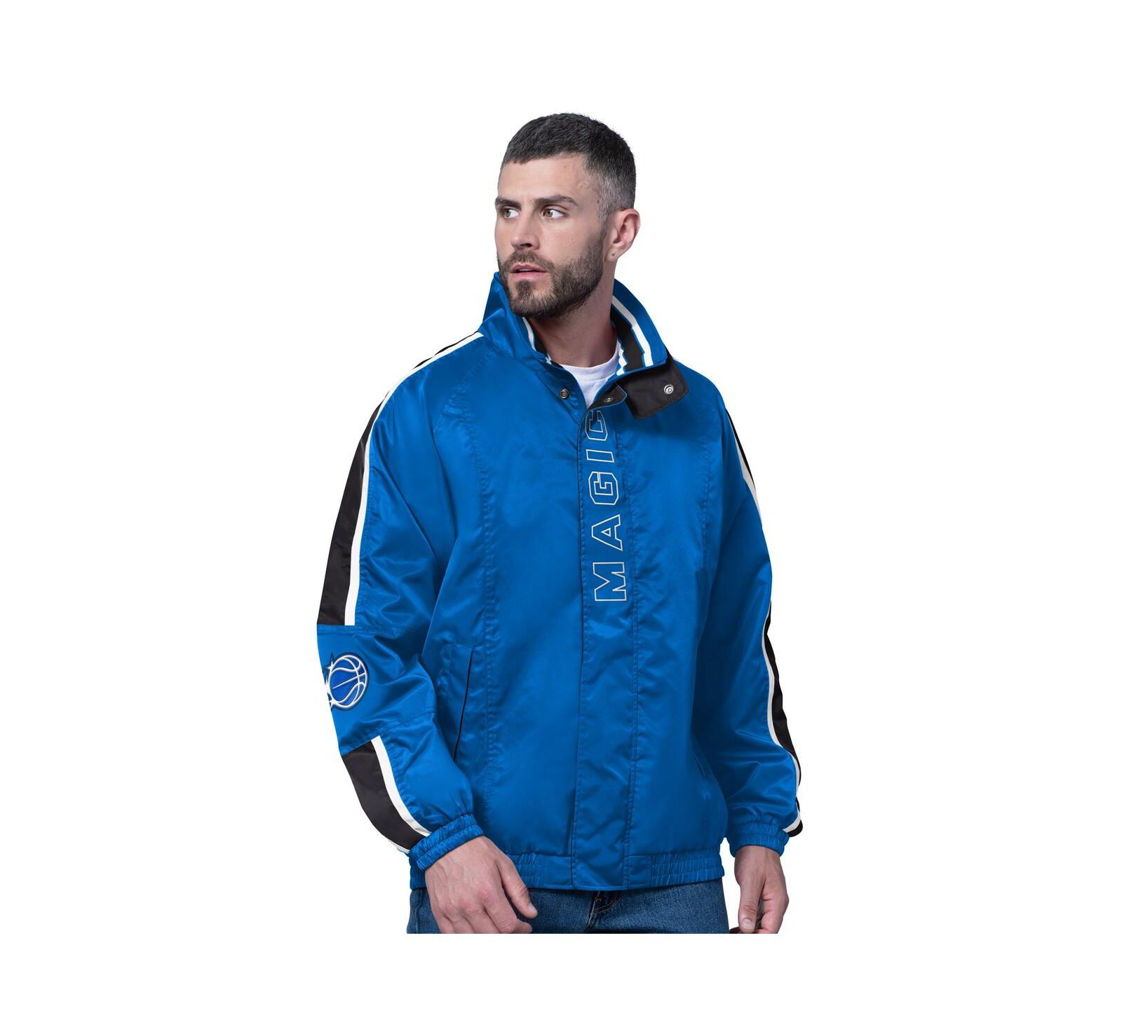 Starter Men's Blue Orlando Magic Freestyle Lightweight Full-Zip Jacket