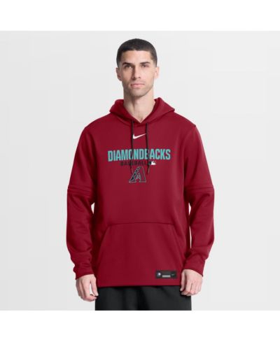 Мужское худи Nike Red Arizona Diamondbacks Authentic Collection Therma-FIT