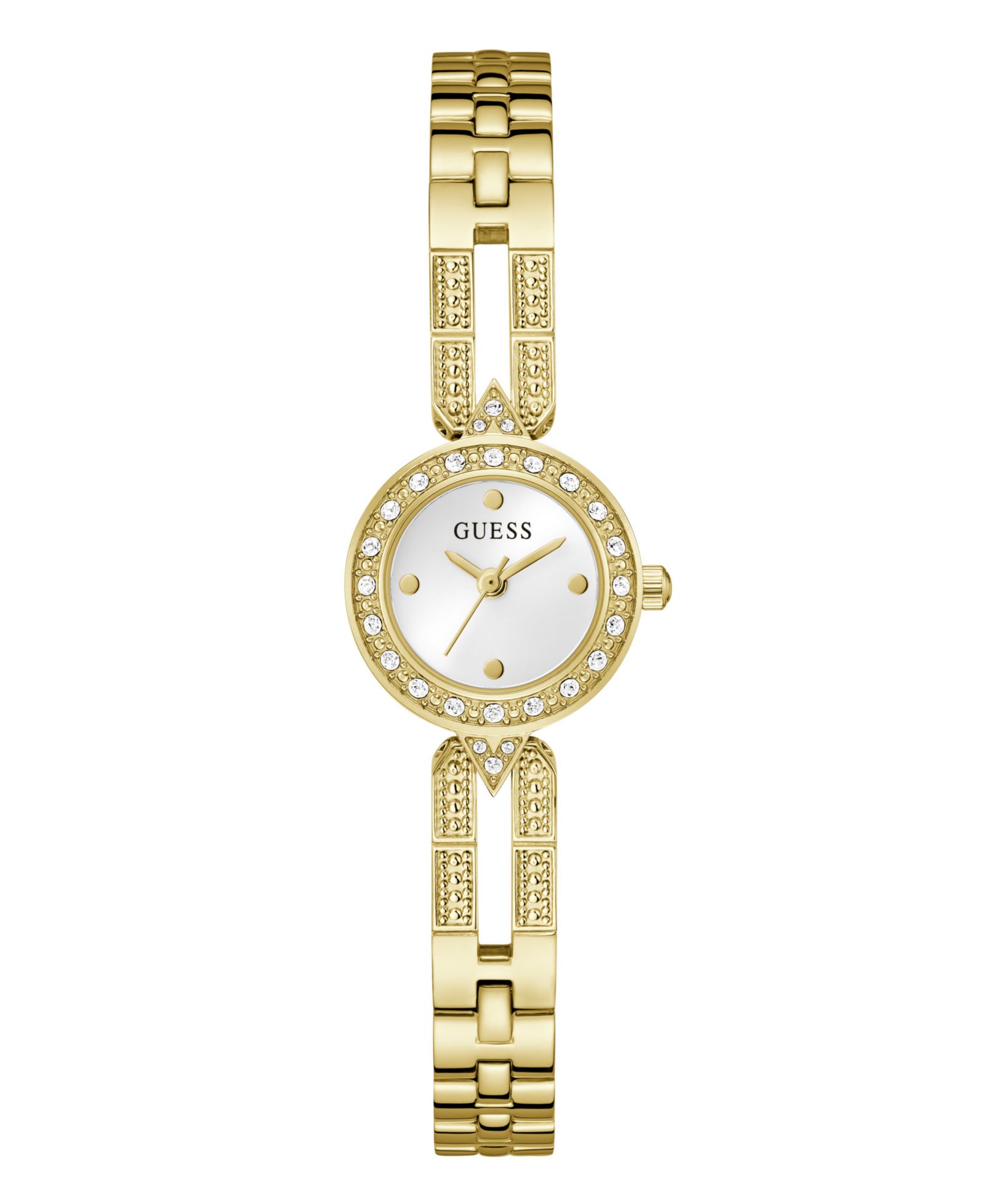 Guess Женские часы из нержавеющей стали золотого цвета, 23mm