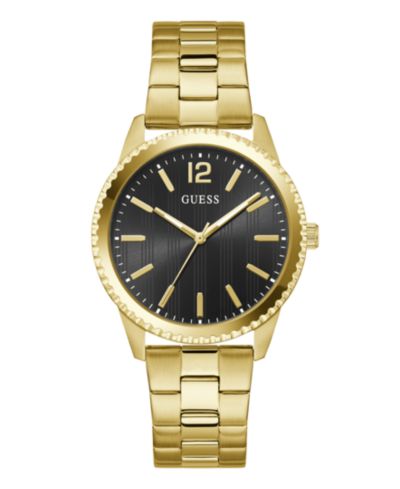 GUESS Men's Gold-Tone Stainless Steel Watch, 40mm