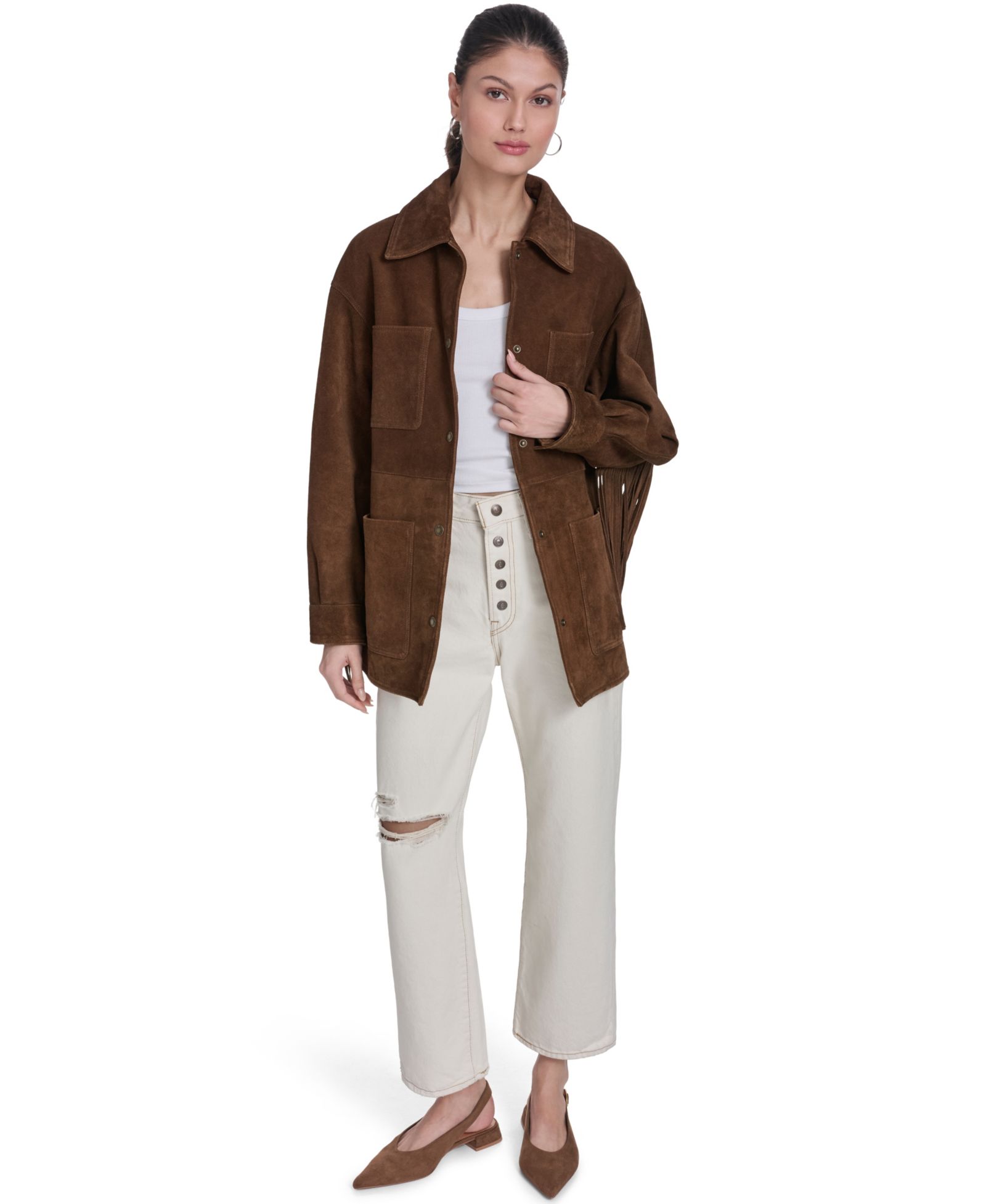 Levi's Women's Real Suede 4-Pocket Chore Coat