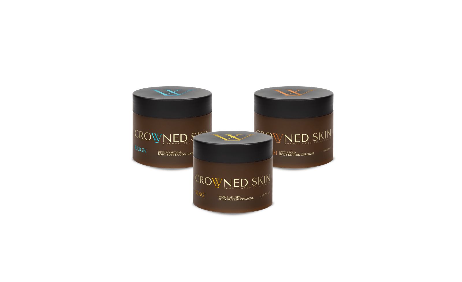 Crowned Skin King, Reign and Monarch Body Butter Set