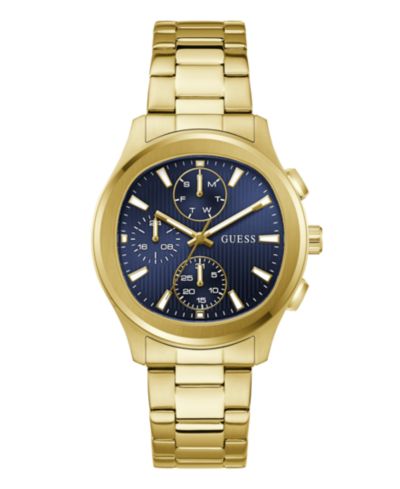GUESS Men's Gold-Tone Multi-Function Watch, 40mm