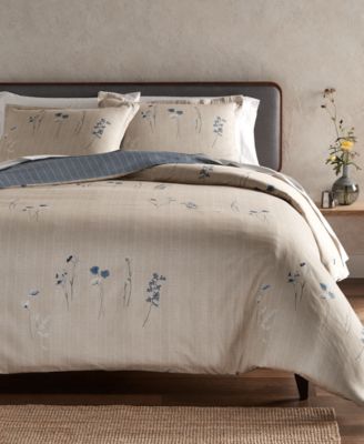 Boss Home Azure Mist Cotton Duvet Cover, Full/Queen