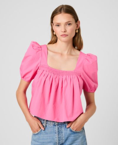 Женский топ French Connection Short-Sleeve Square Neck
