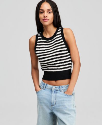And Now This Women's Striped Sweater Tank Top, Macy's Exclusive