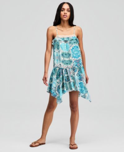 And Now This Женское платье A-Line с асимметричным подолом Paisley
