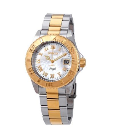 Invicta Женские часы 14364 Angel Quartz с перламутровым циферблатом