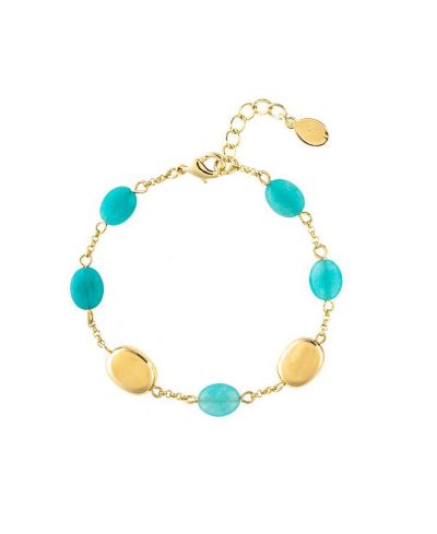 Rivka Friedman 18K Gold Plated  Bead Bracelet