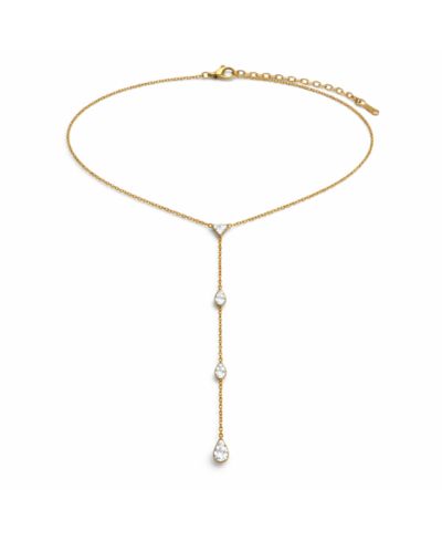 Rebl Jewelry Crystal Y-Necklace