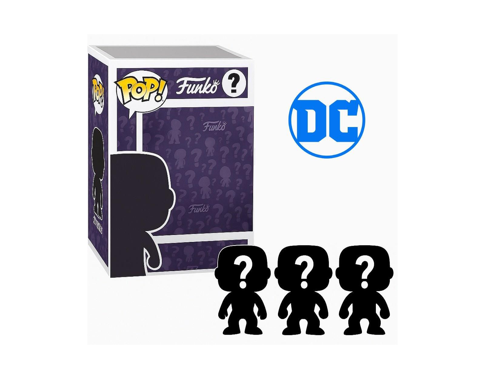 Funko набор из 3 фигурок DC Comics Pop! случайный выбор