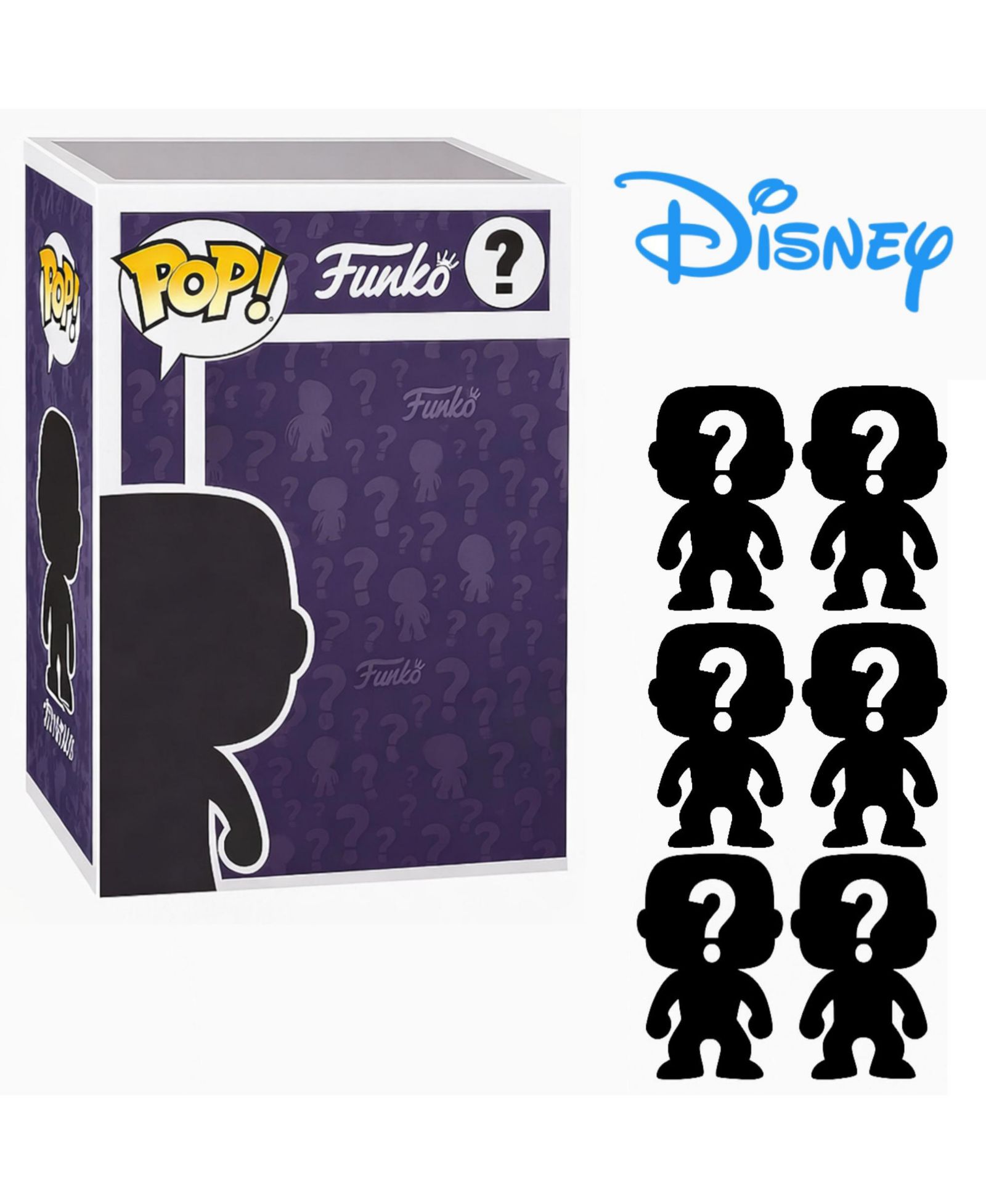 Funko набор из 6 сюрпризных фигурок Disney Pop! случайный выбор