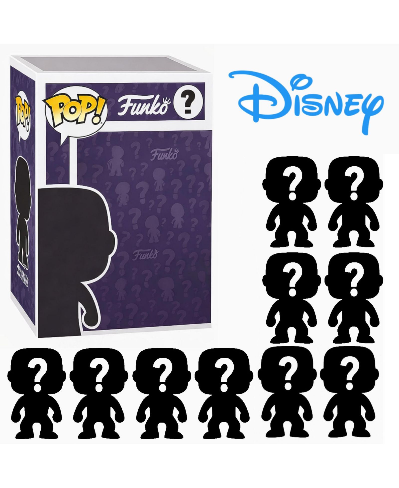 Фигурки Funko Pop! Vinyl из слепой коробки Disney, 4 дюйма, 10 штук, возраст 4+