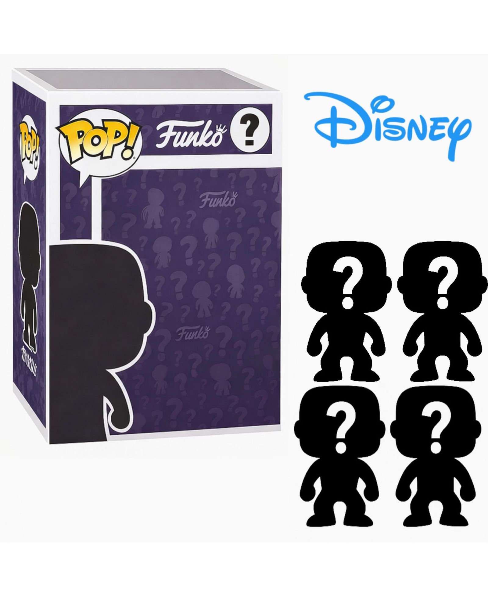 Коллекционные фигурки Funko Pop! Disney из слепой коробки, 4 штуки, для детей от 4 лет