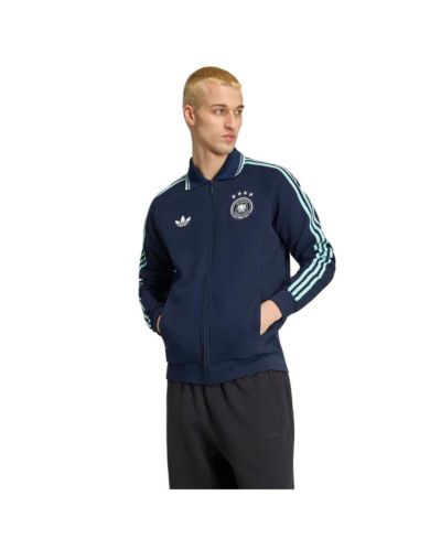 Мужская куртка Adidas Navy Germany National Team 2026 World Cup Anthem Full-Zip