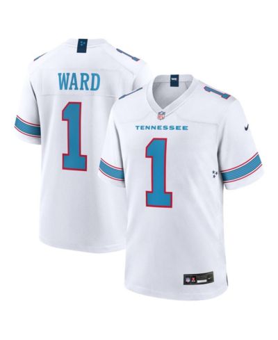 Мужская игровая джерси Nike Cameron Ward Tennessee Titans белого цвета