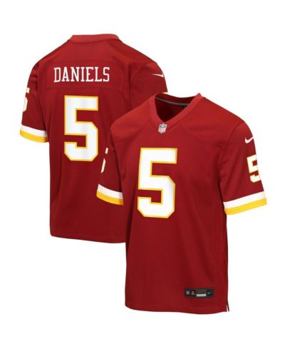 Nike Big Boys and Girls Jayden Daniels Burgundy Washington Commanders Game Jersey