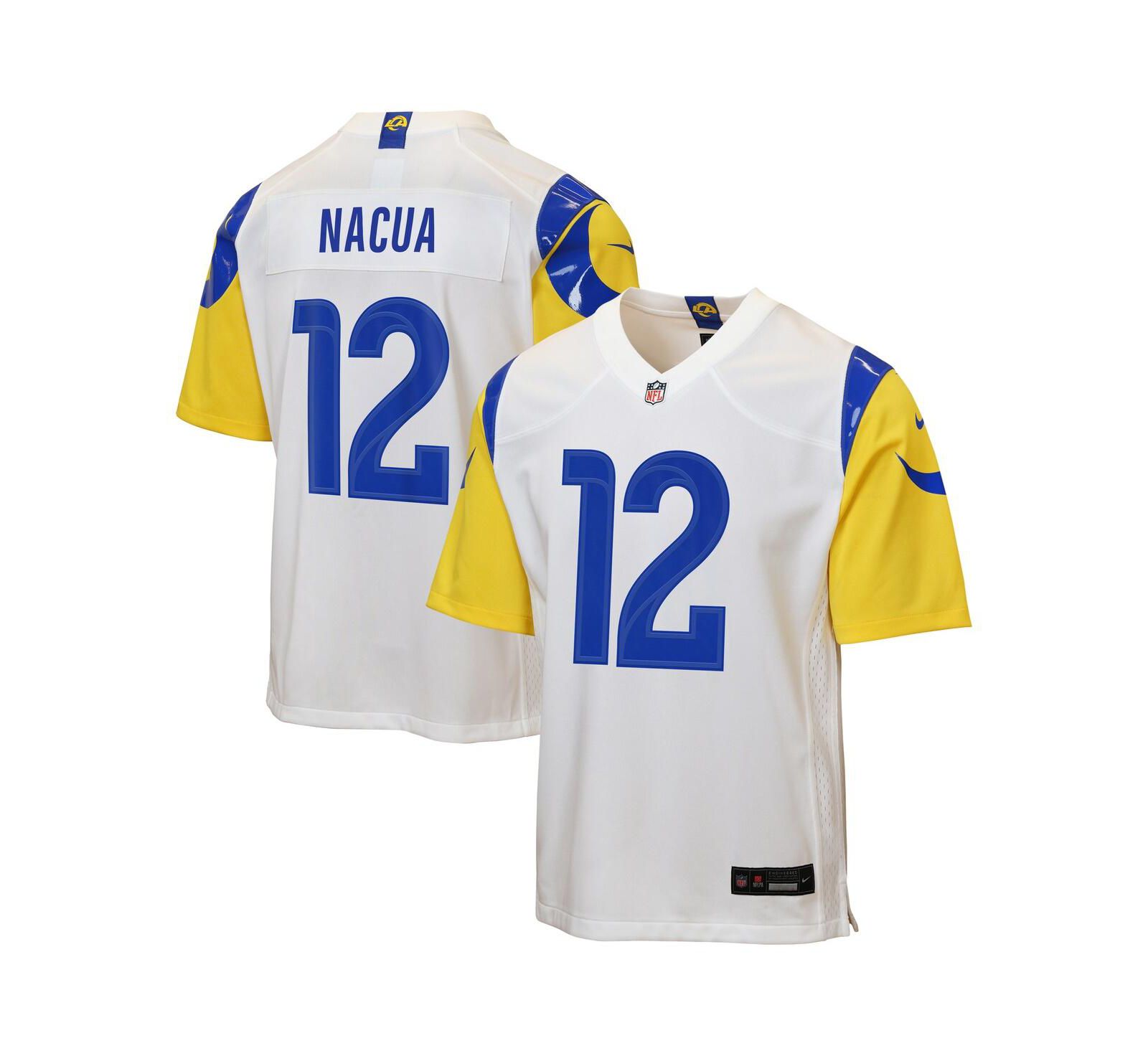 Джерси Nike Big Boys and Girls Puka Nacua White Los Angeles Rams Game