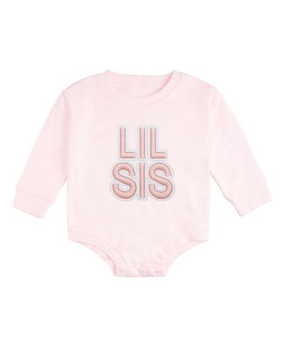 Детский комбинезон Sweet Wink Lil Sis с вышитой нашивкой и длинным рукавом