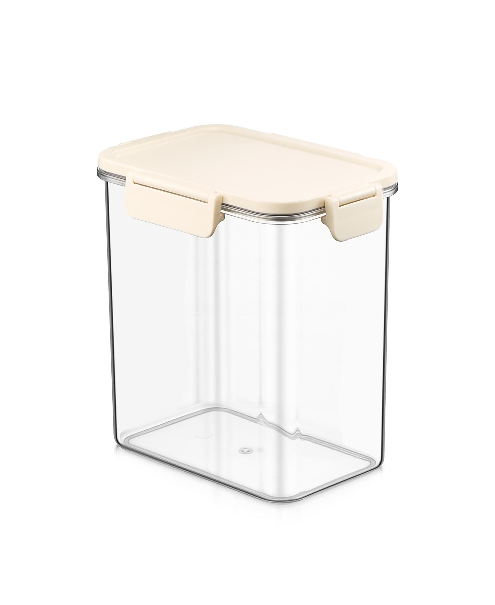 Sorbus 1800ml/63.49oz Clear Stackable Airtight Food Storage Container for Pantry, Rice, Pasta, Cereal and More