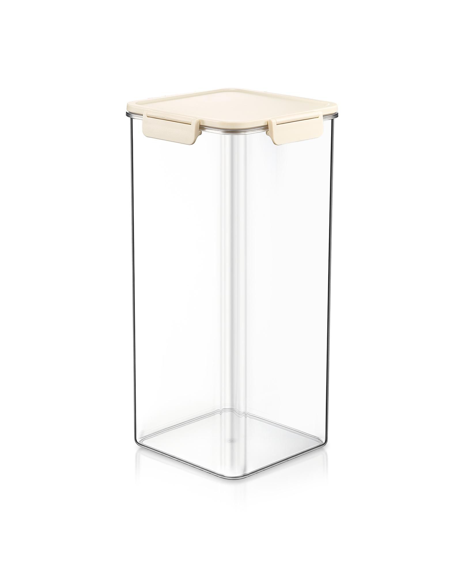 Sorbus 6000ml/211.64oz Clear Stackable Airtight Food Storage Container for Pantry, Rice, Pasta, Cereal and More