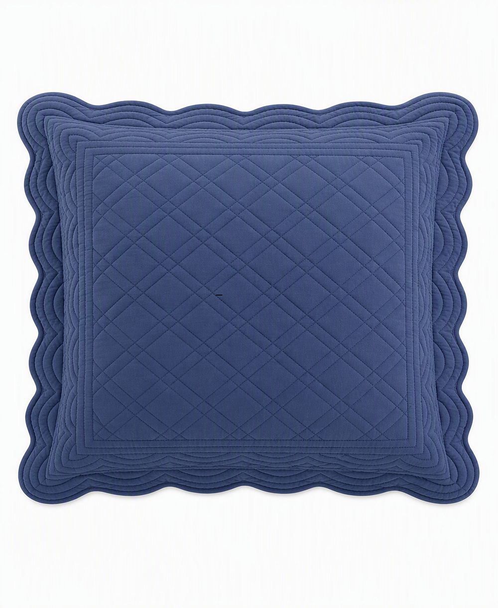 Charter Club Bailey Scallop Sham, Euro, Macy's Exclusive