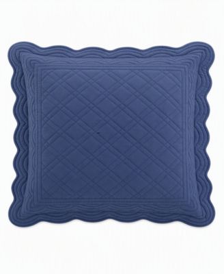 Charter Club Bailey Scallop Sham, Euro, Macy's Exclusive