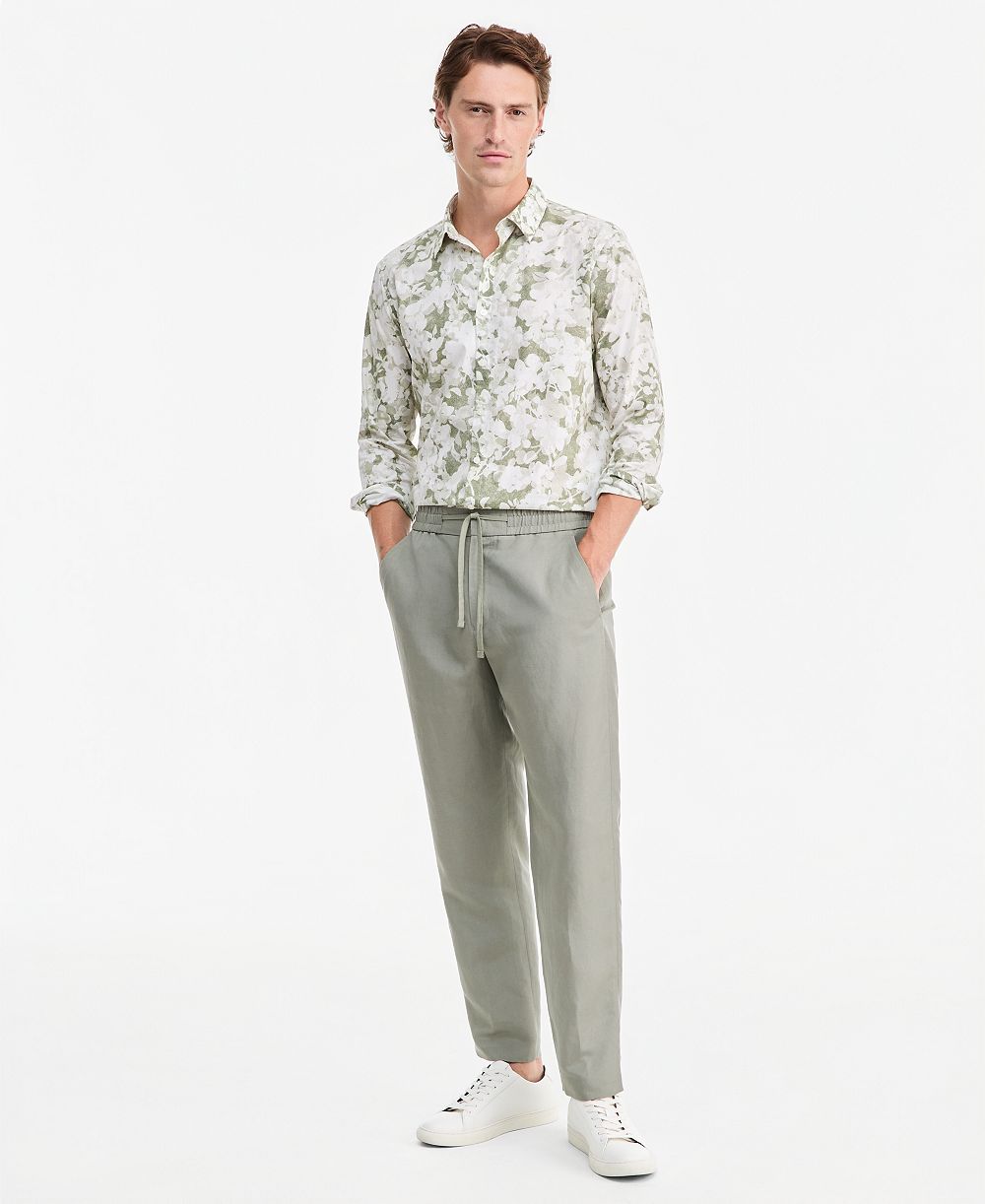 Alfani Men's Lightweight Linen Drawstring Pants, Macy's Exclusive