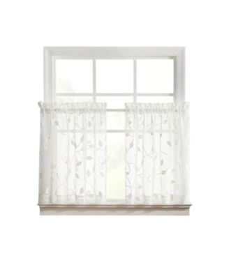 Ellis Curtain Chatham 100% полиэстер, вышитые тюлевые шторы, 70" x 36"