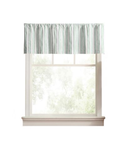 Ellis Curtain занавеска Saratoga Stripe, 100% хлопок, с карманом для штанги, 50" x 16"