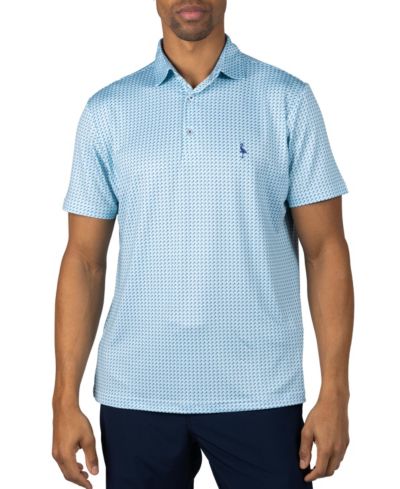 Tailorbyrd Men's Golf Tees Printed Performance Polo