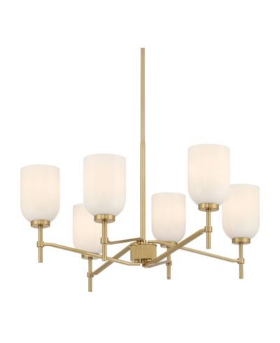 Possini Euro Design Люстра Skye, ширина 27 3/4", 6 ламп