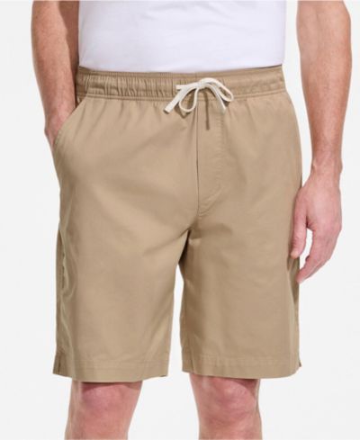 Lands' End Men's 9" Lightweight Twill Pull On Deck Short