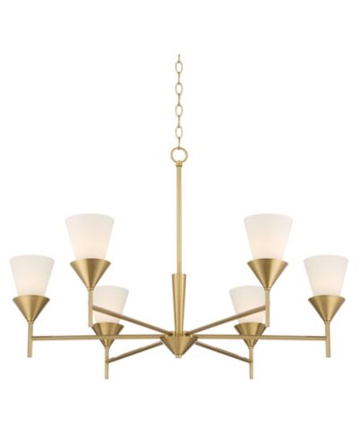 Possini Euro Design Caulfield 36" Wide 6-Light Chandelier
