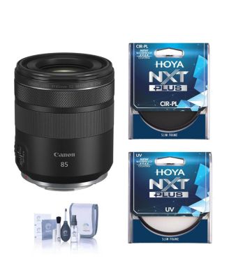 Объектив Canon RF 85mm f/2 Macro IS STM с фильтрами Hoya NXT Plus 82mm CPL, 82mm UV и набором для чистки