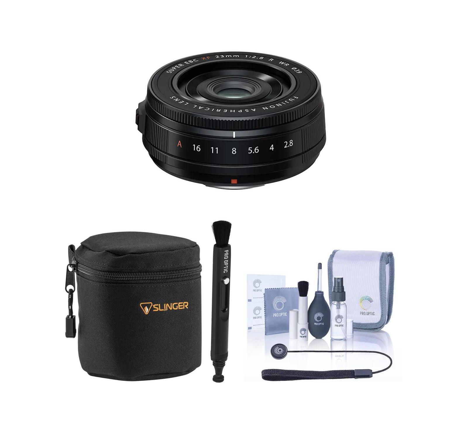 Fujifilm XF 23mm Lens PRO OPTIC CLEANING KIT, PRO OPTIC LENSPEN LENS CLEANER, AND PRO