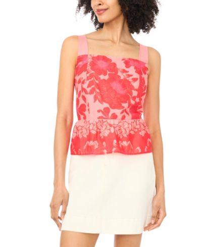 Женский топ Vince Camuto Square Neck без рукавов
