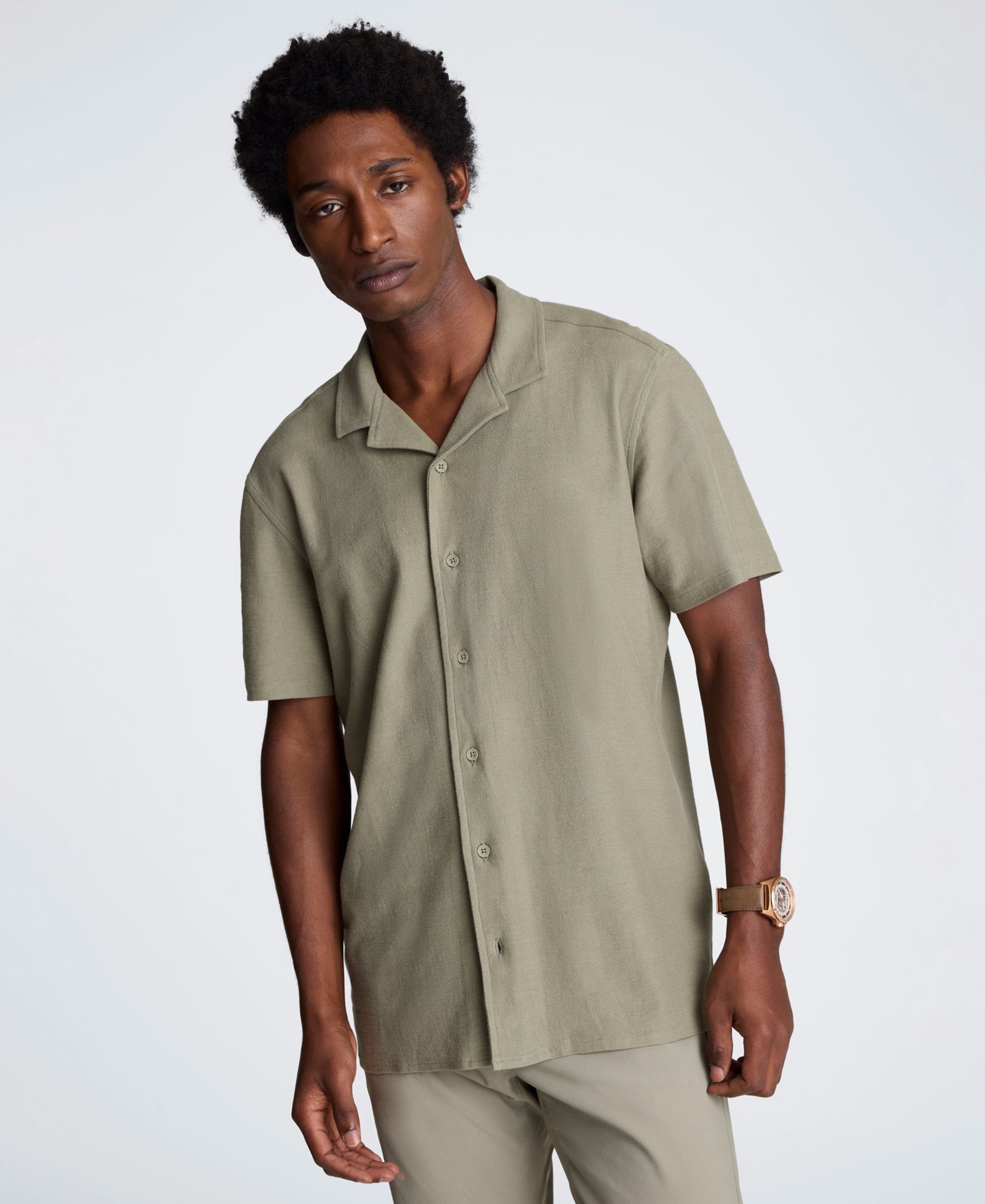 Мужская рубашка Kenneth Cole Classic-Fit Short-Sleeve