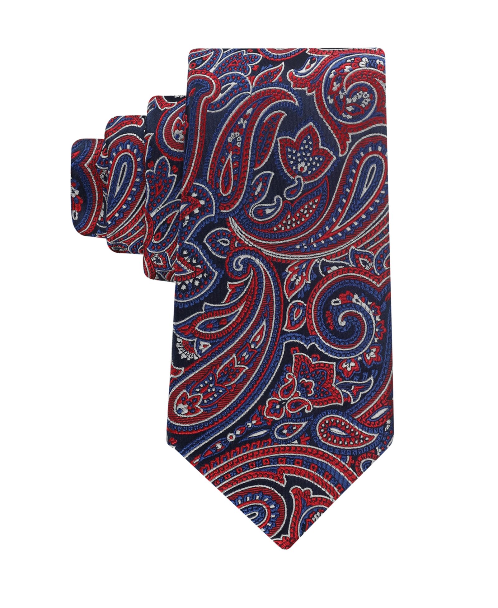 Tommy Hilfiger Мужской классический галстук Colonial Paisley Print
