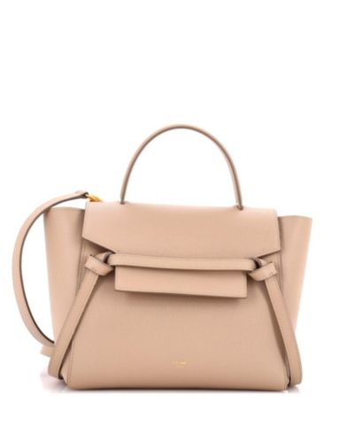 Pre-Owned Celine Micro Belt Bag Textured Leather