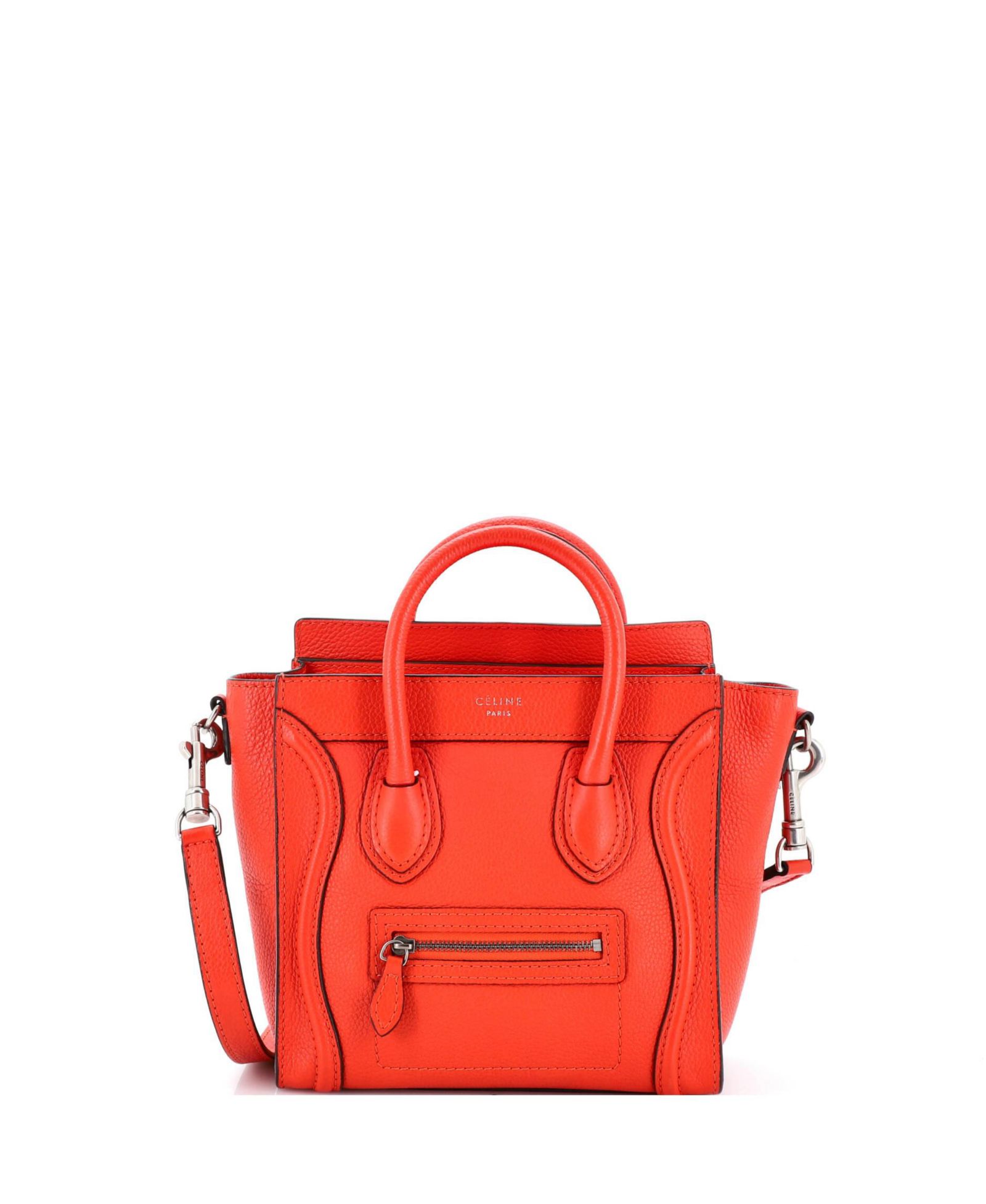 Сумка Celine Nano Luggage из гладкой кожи