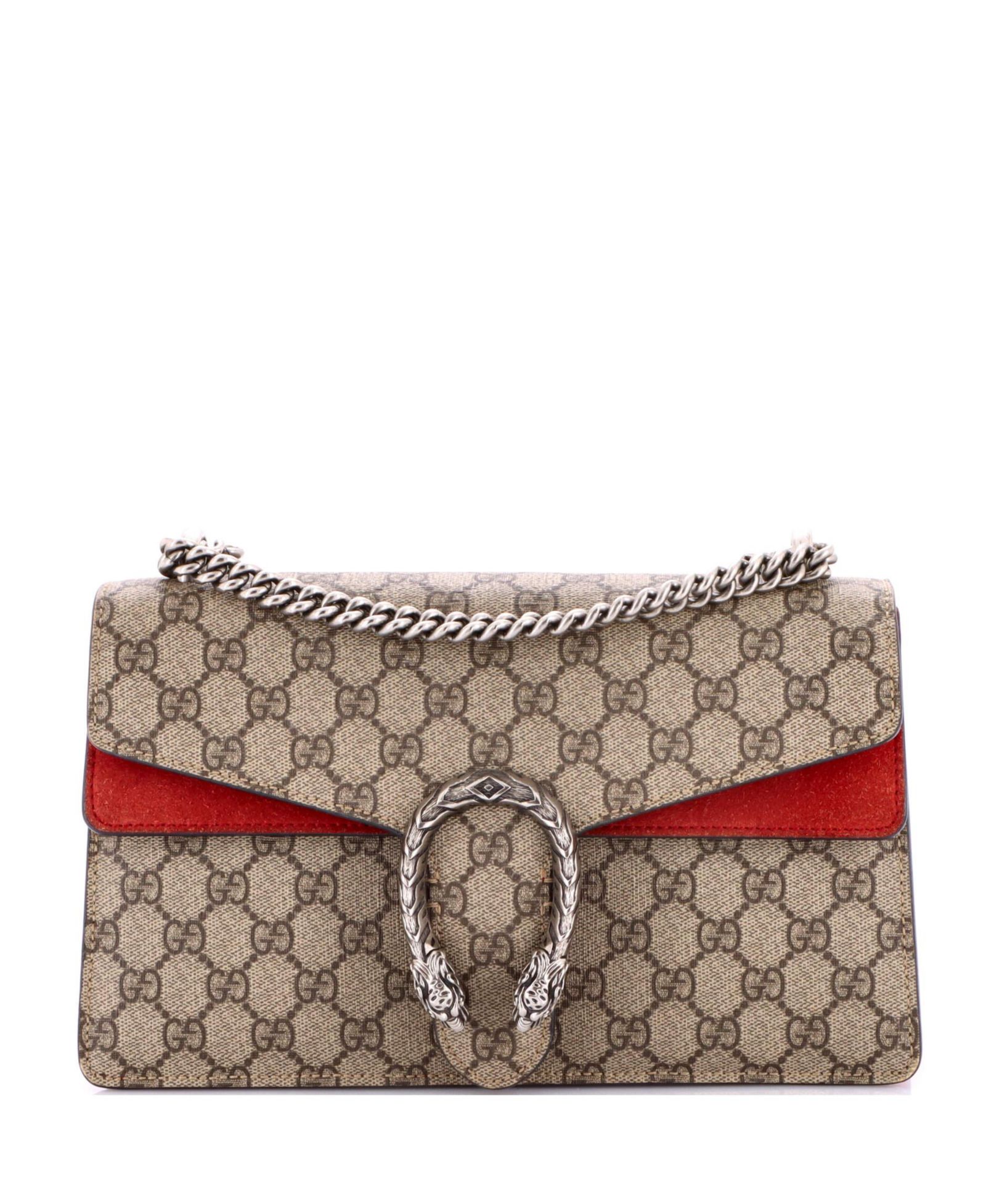 Маленькая сумка GG Coated Canvas Gucci Dionysus, б/у