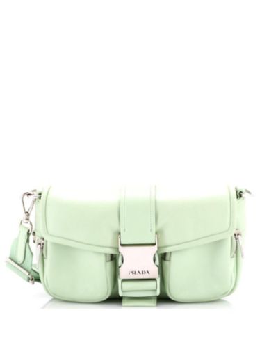 Prada Small Padded Buckle сумка через плечо из кожи Nappa (б/у)