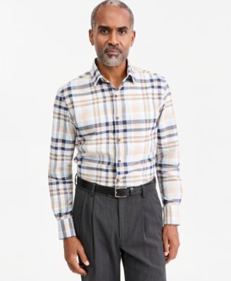 Club Room Men's Cash Long-Sleeve Classic-Fit Shirt, Macy's Exclusive