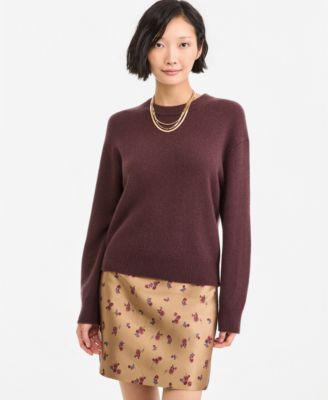 On 34th Women's 100% Cashmere Crewneck Relaxed-Fit Sweater, Macy's Exclusive